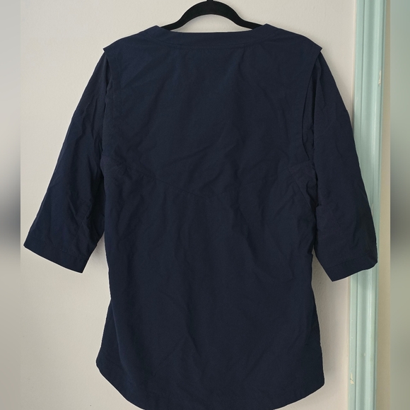 Nike Men's  Hot Baseball Wind Jacket V-Neck Black 3/4 Sleeve. Size S - Picture 4 of 16